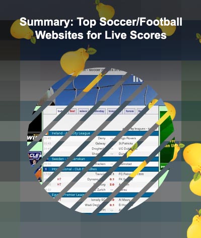 All soccer live scores results and statistics for today matches