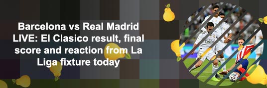 Real madrid live score today