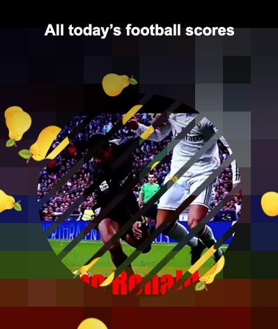 Today soccer score results